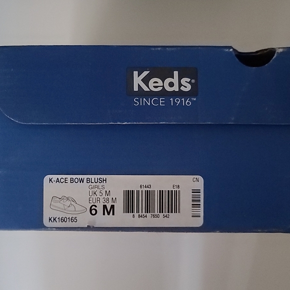 NIB Keds Ace Bow Sneaker, Blush Sz BK 6 - Picture 5 of 7